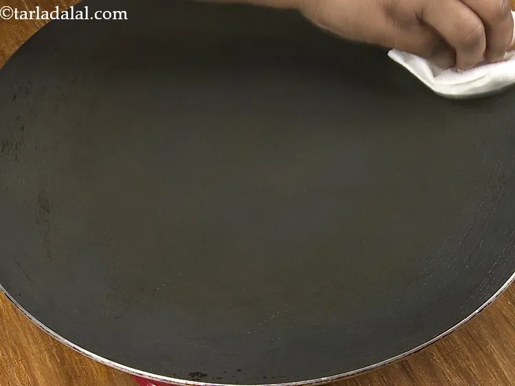 Step 11 – Wipe off using a piece of cloth or tissue paper. When you pour the batter, …