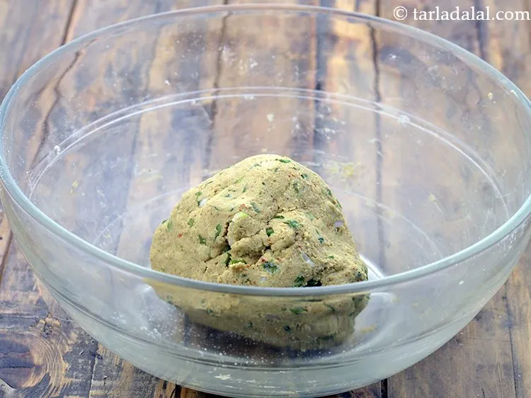 Step 12 – Mix all the ingredients using your finger tips and knead into a soft dough using …