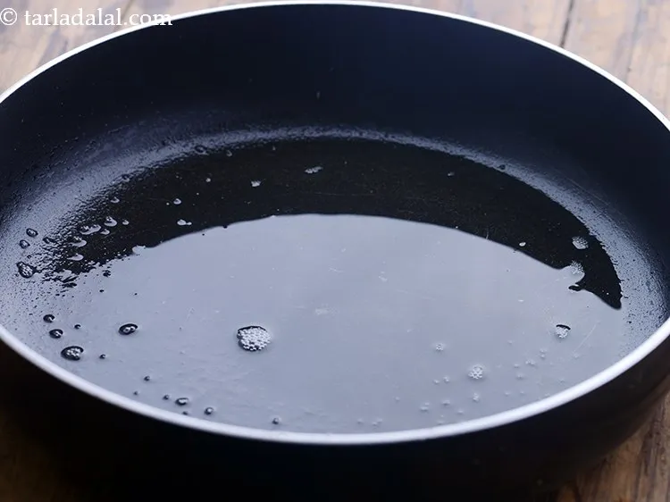 Step 4 – To make Jowar Dhani Popcorn in micro-wave, heat the coconut oil in the deep non-stick …