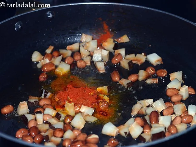 Step 11 – Add chilli powder.