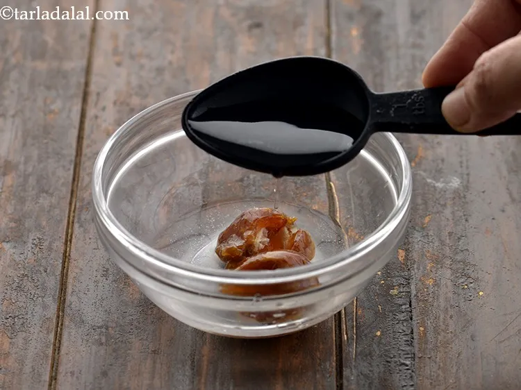 Step 6 – Add 2 tbsp of warm water to it.&nbsp;