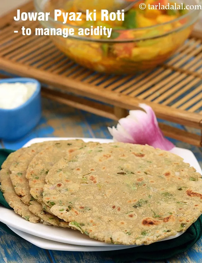 Step 21 – <strong>Jowar Pyaz ki Roti - to manage acidity.</strong>