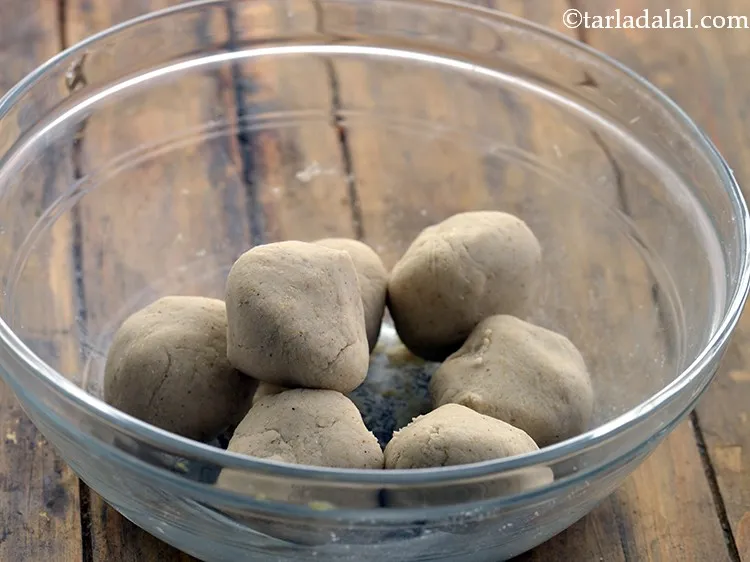 Step 13 – Divide the dough into 6 equal portions.