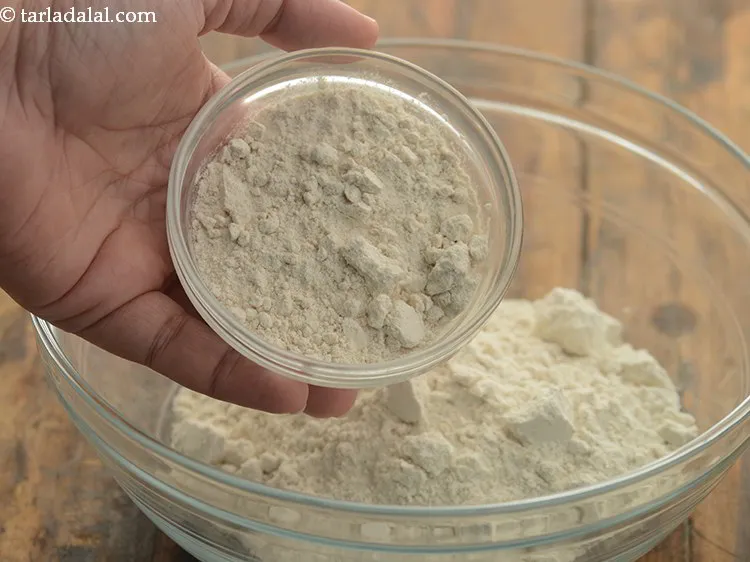 Step 4 – To make it more iron rich use equal quantities of jowar and bajra flour and …