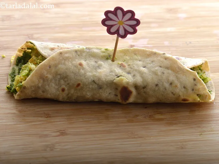 Step 29 – <div> Roll it up tightly to make a wrap. Seal it with a toothpick if …