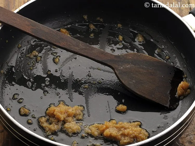 Step 15 – Saute on a medium flame for few seconds or until the raw smell goes away.&nbsp;