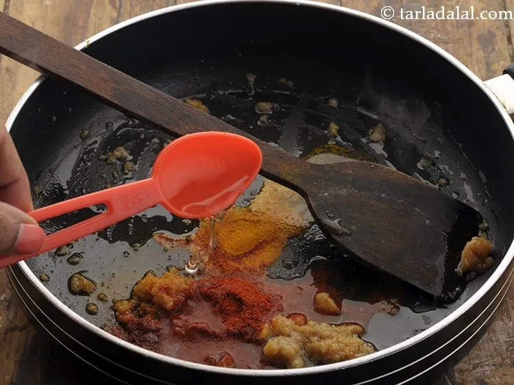 Step 18 – Add 1 tbsp of water.