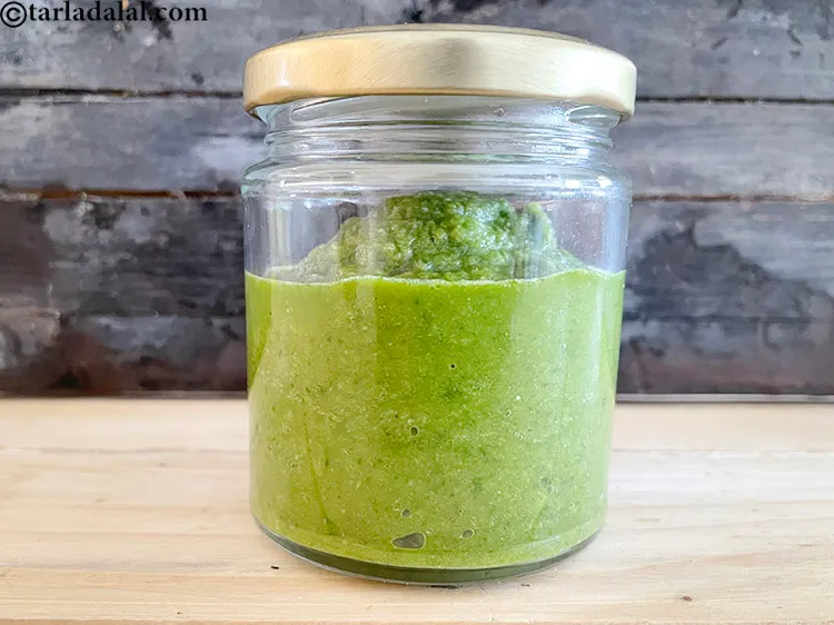 Step 21 – Put the <strong>kachi keri ni chutney | raw mango chutney | Gujarati kachi keri chutney …