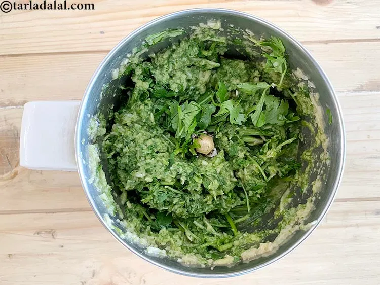 Step 18 – Blend <strong>kachi keri ni chutney | raw mango chutney | Gujarati kachi keri chutney |&nbsp;</strong>in …