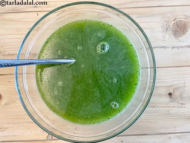 Step 18 – Mix <strong>kairi ka jaljeera | raw mango jal jeera | raw mango drink |&nbsp;</strong>well.