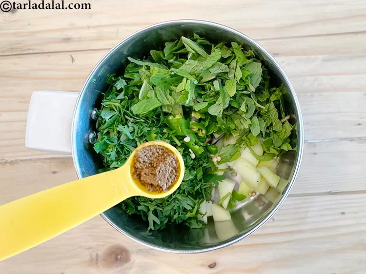 Step 10 – Add&nbsp;<meta charset="UTF-8" />1/2 tsp&nbsp;roasted&nbsp;<a href="glossary-cumin-seeds-powder-jeera-powder-zeera-powder-382i">cumin seeds (jeera) powder</a>.&nbsp;The most common benefit of <a href="https://www.tarladalal.com/recipes-using-cumin-seeds-381">jeera</a> known …