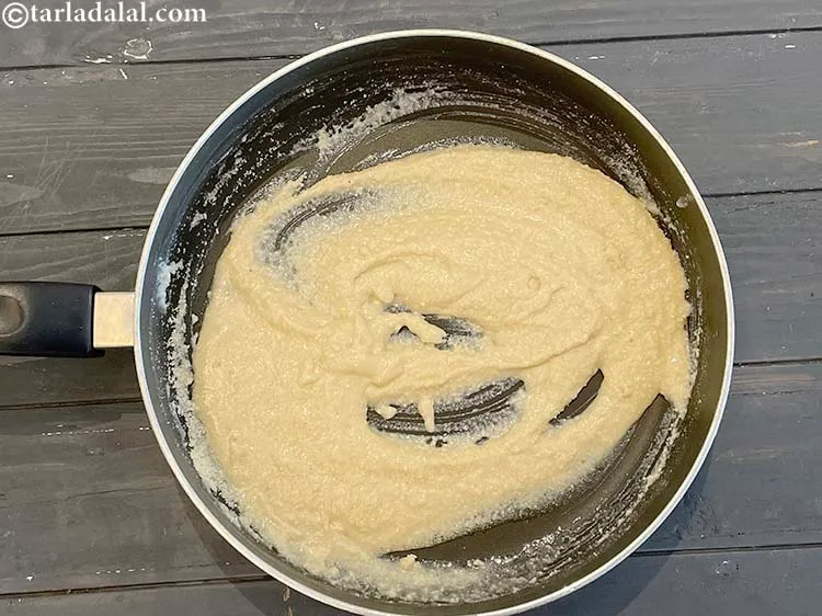 Step 11 – Mix well and ensure that the mixture on the sides of the pan are also …