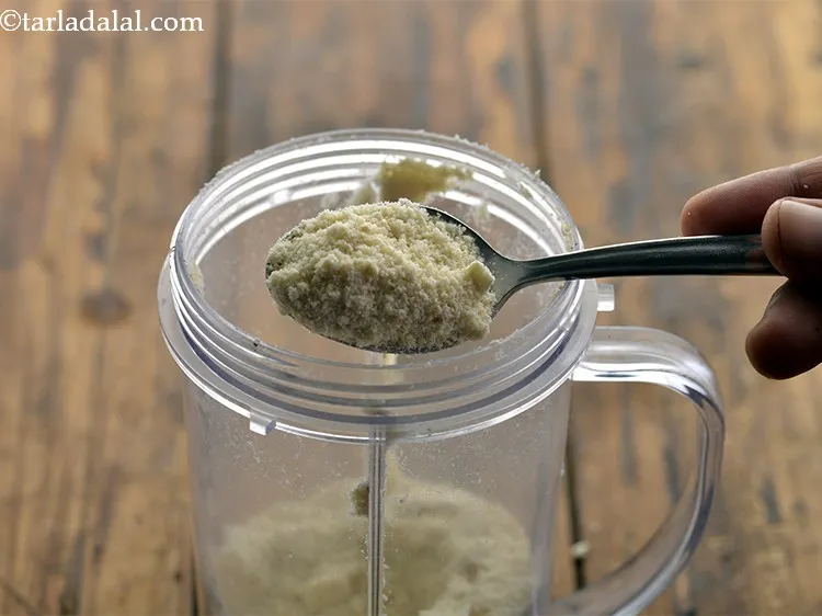 Step 3 – Blend them in into a coarse powder but ensure that no pieces remain. Keep this …