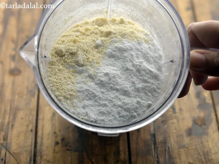 Step 11 – Add the powdered sugar to this jar.&nbsp;