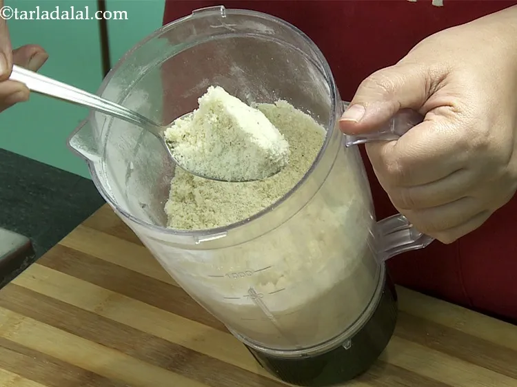 Step 14 – Blend again till you get a fairly smooth powder this time. Be careful not to …