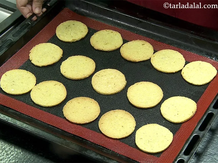 Step 37 – Again bake them at 200&deg;C (400&deg;F) for 5 minutes in the <u>middle rack</u> of the …