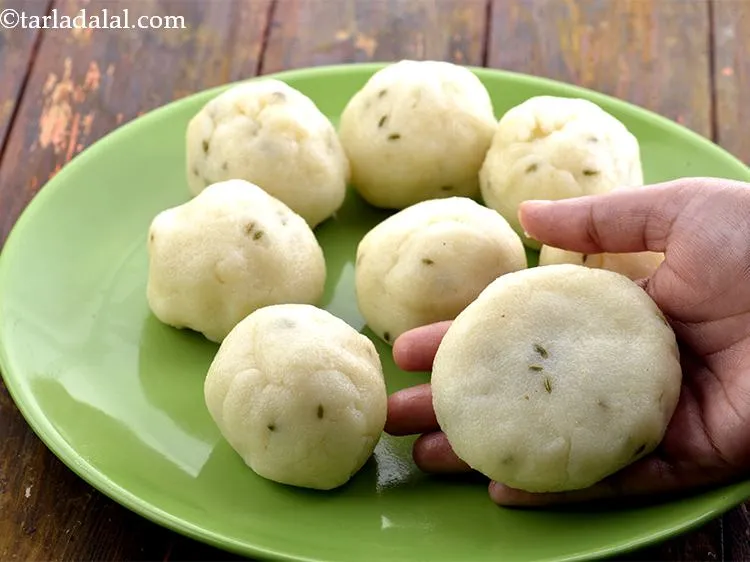 Step 21 – Flatten it again between your palms to make a disc-like shape.