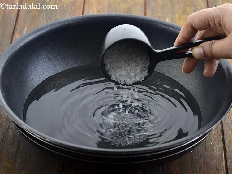 Step 3 – Add the sugar to sweeten the dough.