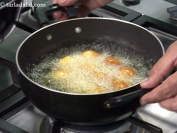 Step 20 – In the beginning do not use a slotted spoon. There are chances that they might …