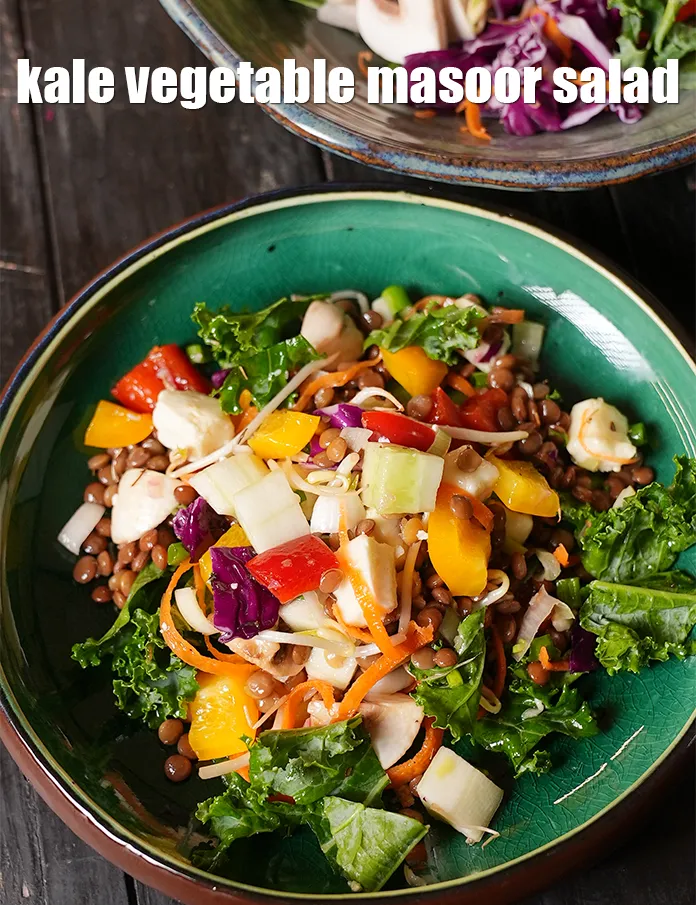 Step 37 – <meta charset="UTF-8" /> <strong>kale masoor antioxidant salad | kale vegetable masoor salad | healthy Indian …