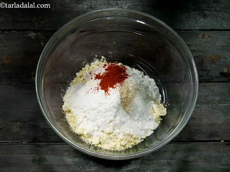 Step 4 – Chilli powder is added for spice.