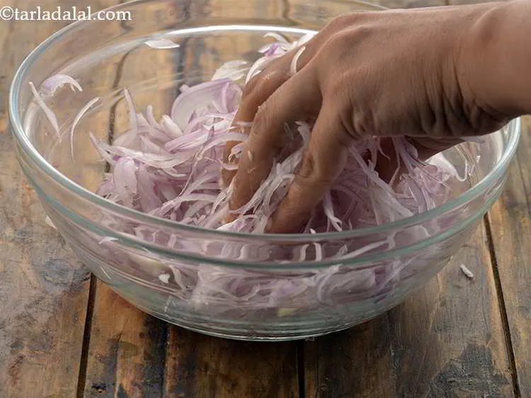 Step 7 – Slightly separate them using your hands.