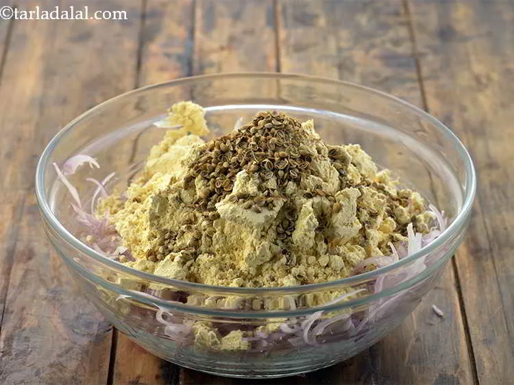 Step 9 – Now add the coarsely crushed coriander seeds. You can even add ajwain to elevate the …