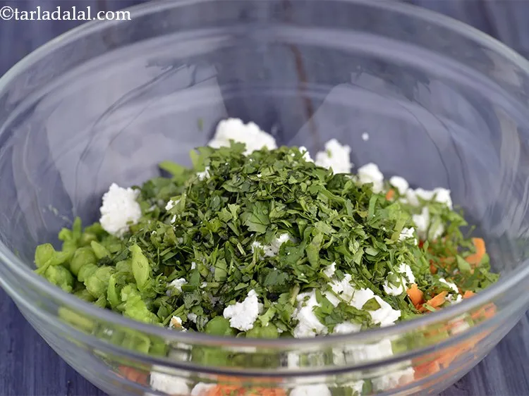 Step 11 – Add vitamin A and C rich flavourful herb &ndash; the fresh finely chopped coriander.&nbsp;
