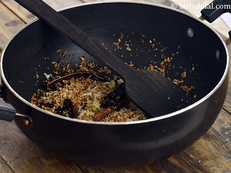 Step 22 – Saut&eacute; on a medium flame for 4 minutes.