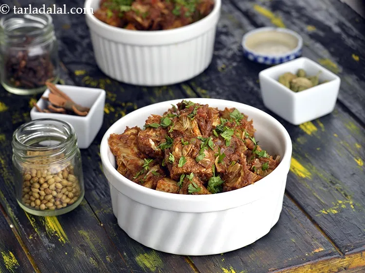 Step 38 – Serve <strong>kathal dry sabzi recipe | kathal ki sabzi | Maharashtrian jackfruit sabzi | masala …