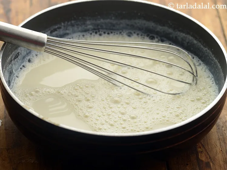 Step 10 – Whisk very well using a whisk.&nbsp;