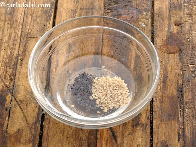 Step 20 – Add sesame seeds.