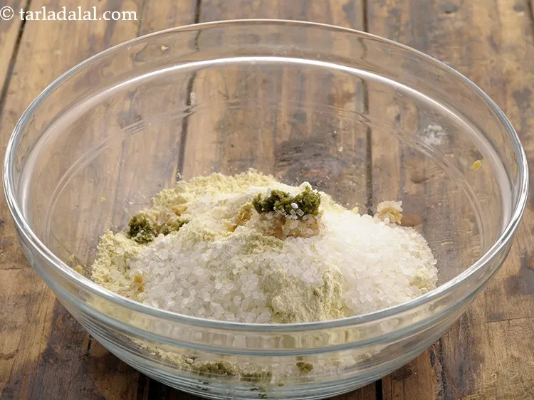 Step 7 – Add ginger-green chilli paste. We have made one using this recipe of&nbsp;<a href="https://www.tarladalal.com/Ginger-Green-Chilli-Paste-33529r" target="_blank">Ginger Green …