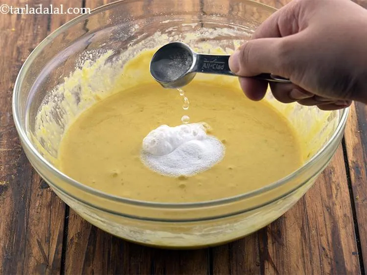 Step 11 – Add 2 tsp of water and you can see a froth.