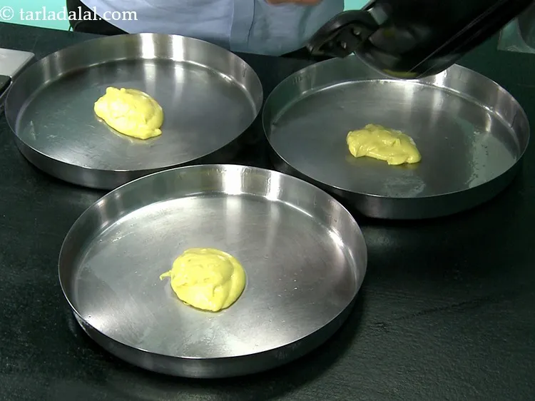 Step 19 – While it is still hot, pour little portions (1/4 cup) of the mixture on the …