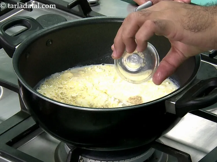 Step 9 – Add asafoetida.