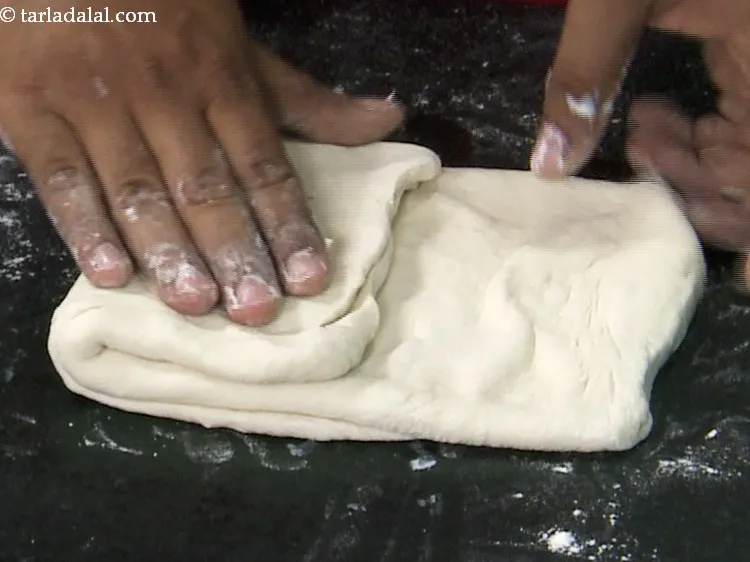 Step 17 – Again fold one side of the rectangle till the centre. It is important to work …