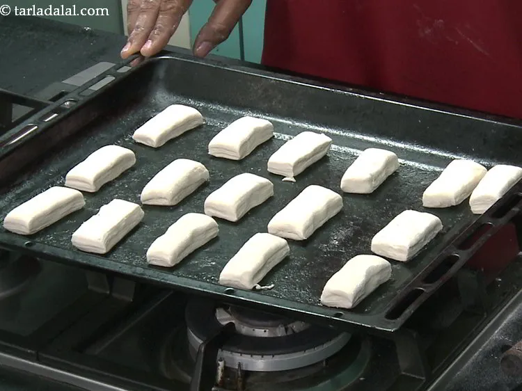 Step 32 – Keep the oven to pre-heat at 180&deg;C ( 360&deg;F). Place all the pieces in a …