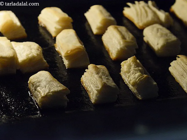 Step 33 – Bake in a pre-heated oven at 180&deg;C ( 360&deg;F) for 25 minutes or till the …