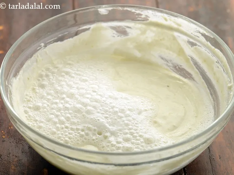 Step 12 – Add 2 tsp of water over the batter.