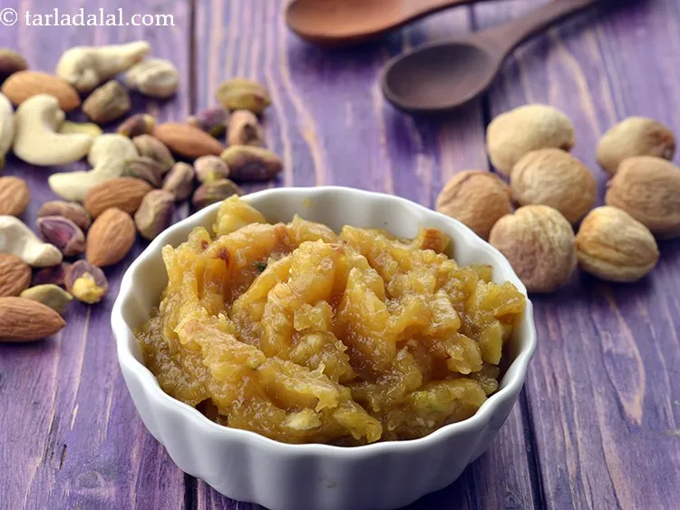 Step 17 – Serve<strong> khubani ka halwa recipe | apricot halwa | Indian mithai recipe | homemade khubani …