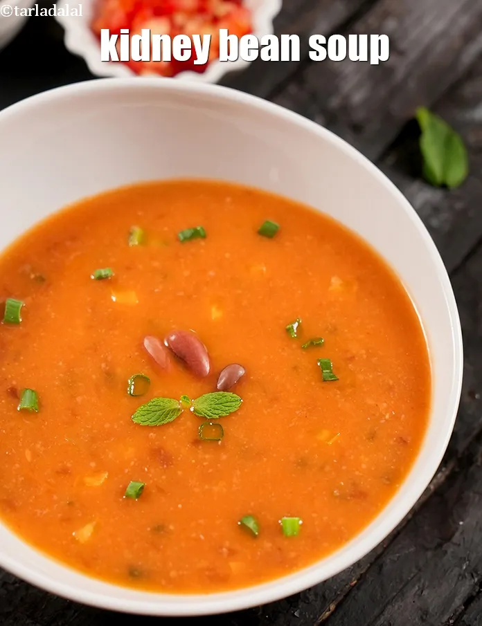 Step 41 – Serve <strong>rajma soup | kidney bean soup | healthy Indian rajma soup |&nbsp;</strong>hot.