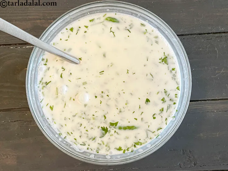 Step 9 – Mix well till the sugar dissolves.