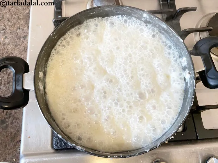 Step 16 – The kopra pak is boiling for the second time.