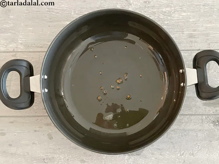 Step 5 – Saut&eacute; on a medium flame for a few seconds.