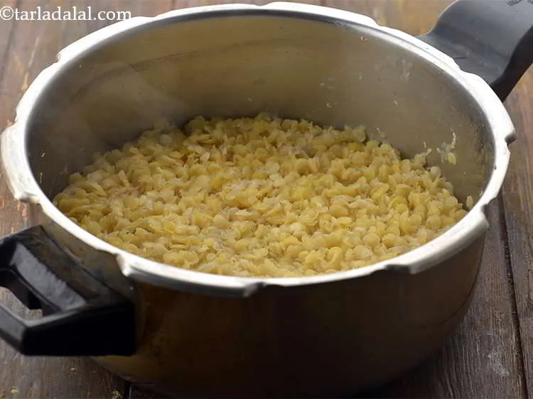 Step 12 – Mix well and pressure cook for 2 whistles.