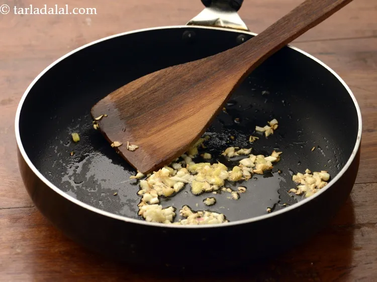 Step 9 – Saut&eacute; on a high flame for a few seconds.