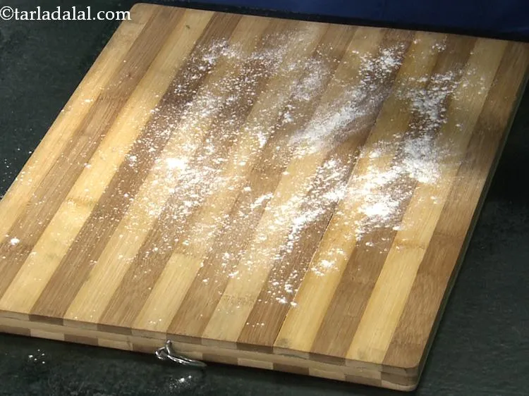 Step 21 – Sprinkle little dry flour on your workstation or board. Don&rsquo;t add too much maida otherwise …