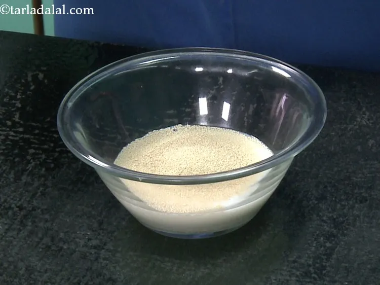 Step 4 – Add the instant dry yeast.