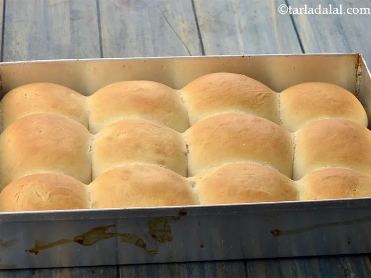 Step 31 – Bake it in a pre-heated oven at 200&deg;c (400&deg;f) for 20 minutes. If the buns …